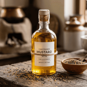 Wood pressed mustard oil in Bhubaneswar Odisha cold pressed cooking oil
