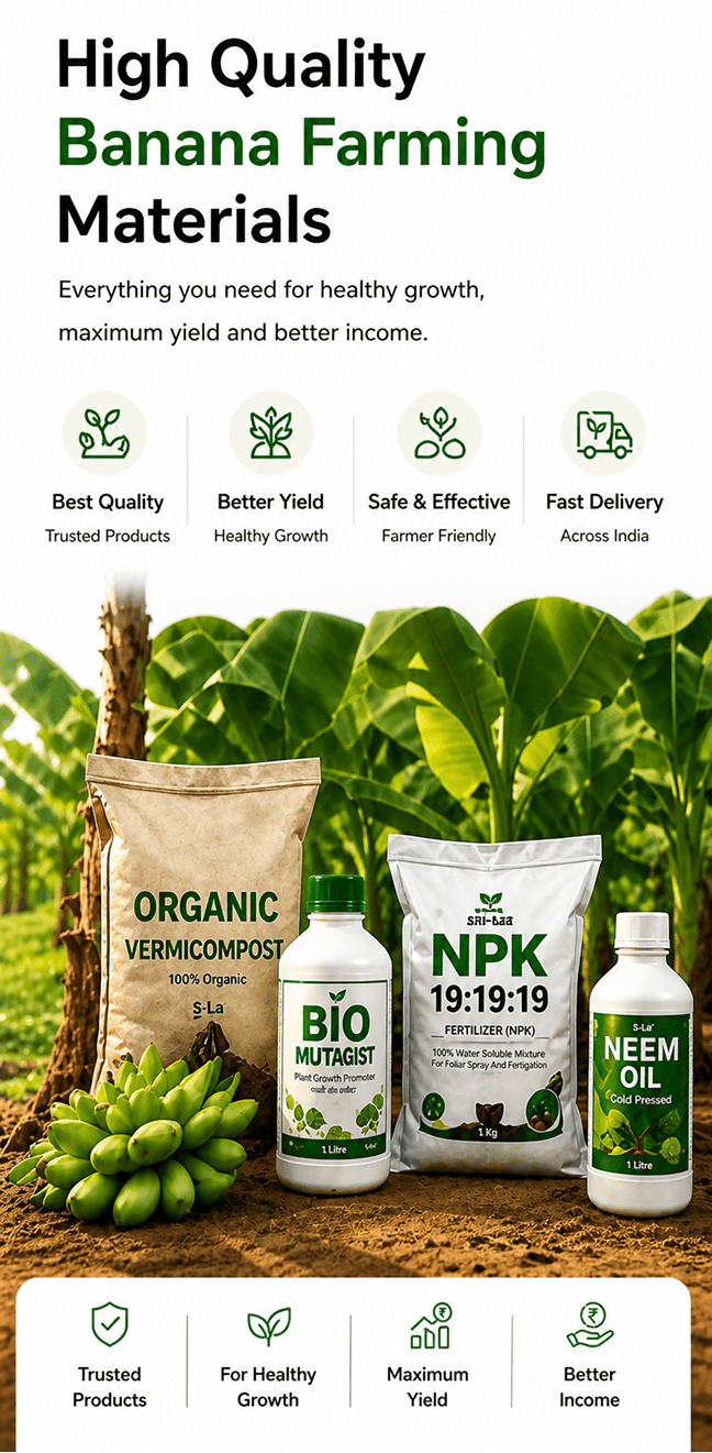 Banana Farming Materials – Fertilizers & Inputs